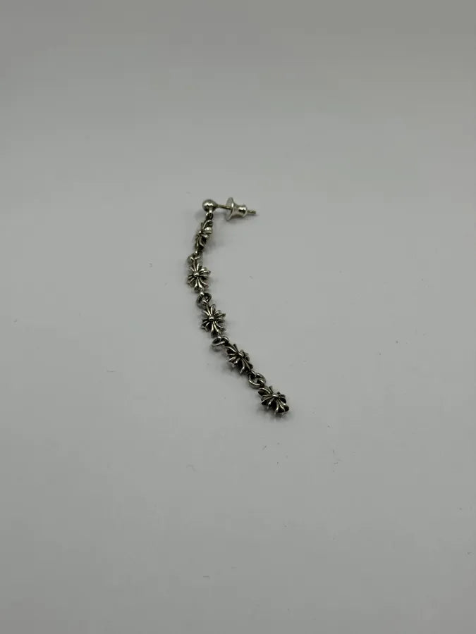 Chrome Hearts 5 Drop Tiny E Silver Earring hIxvznA 7