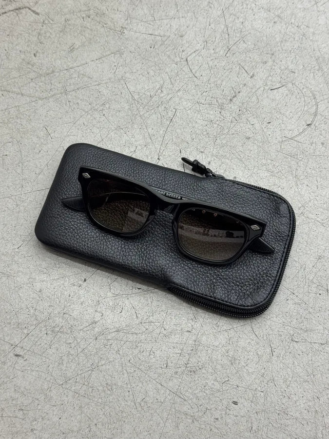 Chrome Hearts Baggins Black Sunglasses eBrSNOZ 5