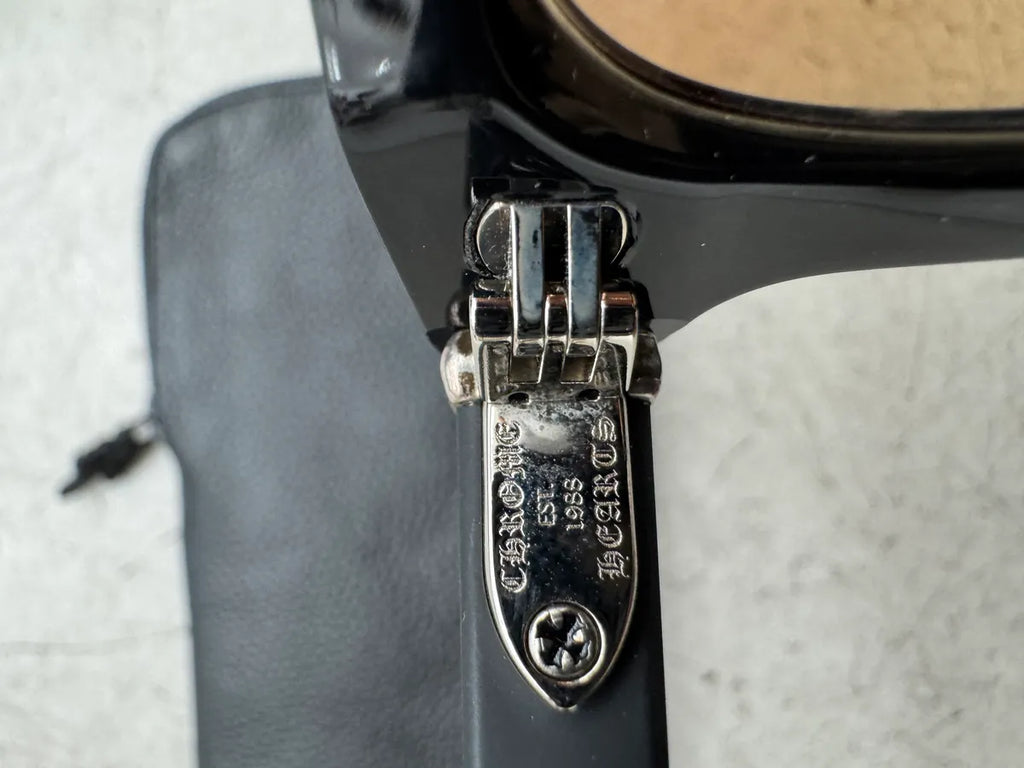 Chrome Hearts Baggins Black Sunglasses eBrSNOZ 6