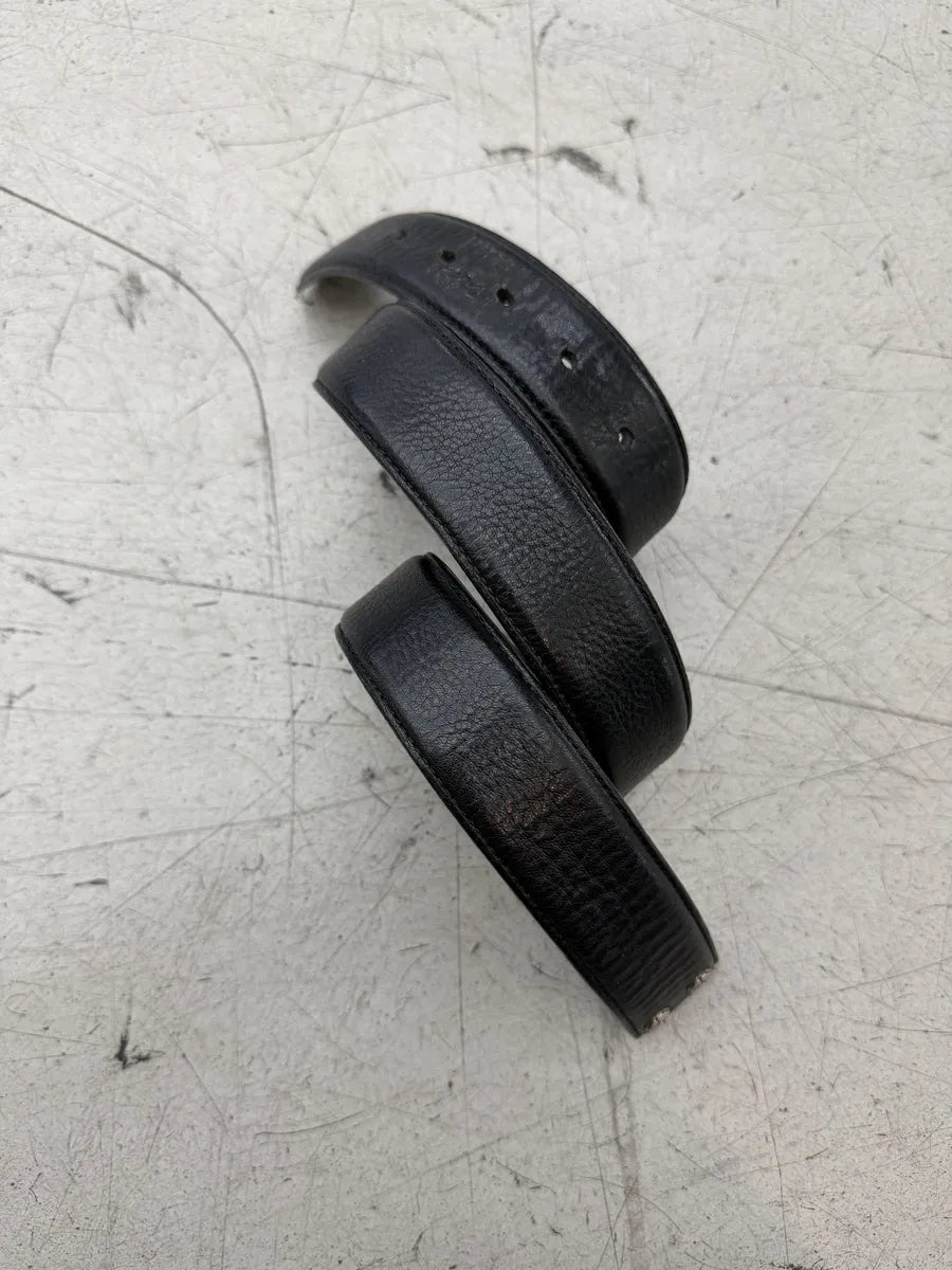 Chrome Hearts Black Leather Band Strap Belt jzmzRjI 1