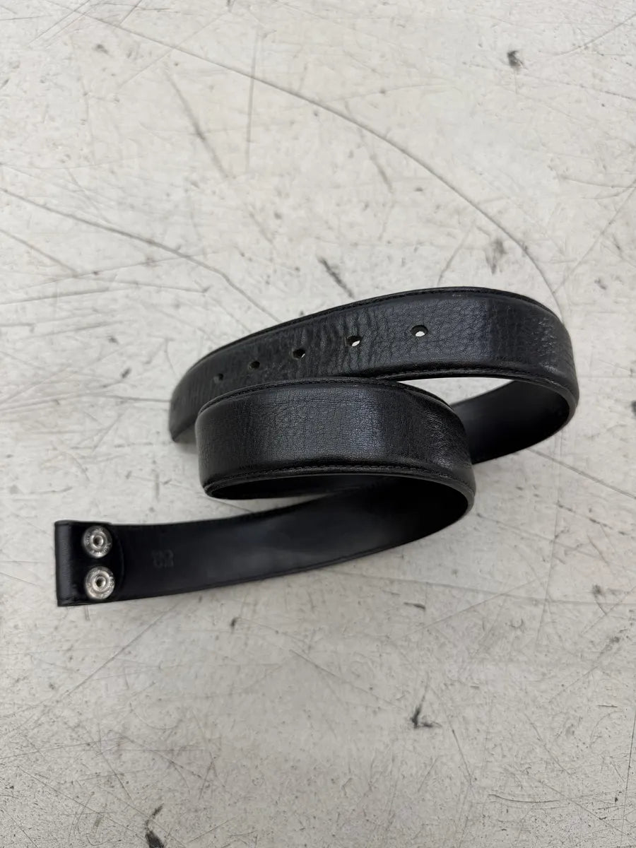 Chrome Hearts Black Leather Band Strap Belt jzmzRjI 2