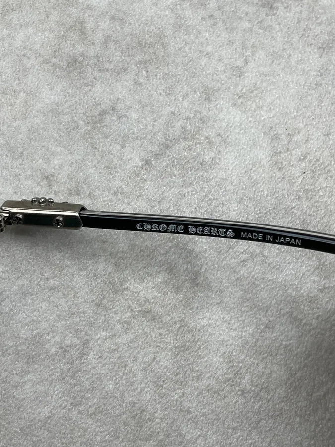 Chrome Hearts Black Metal Nip Slip Sunglasses kjsDYFe 12
