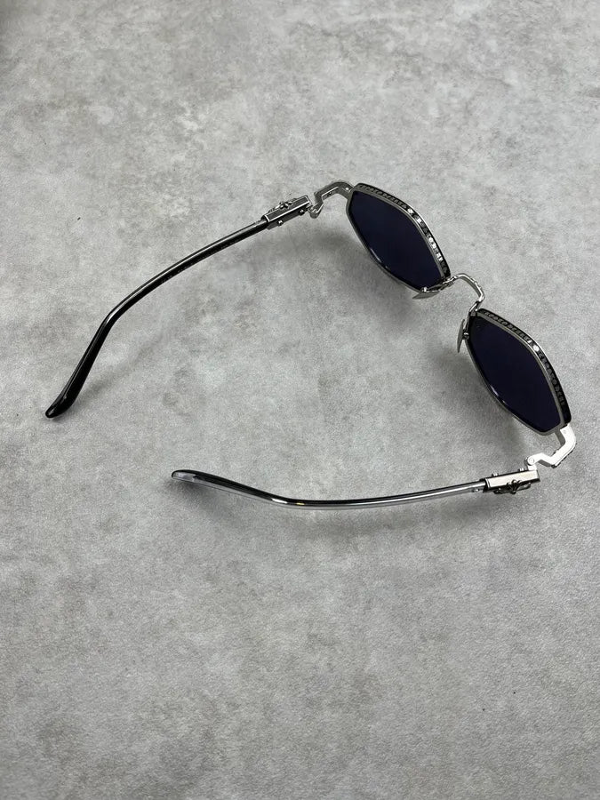 Chrome Hearts Black Metal Nip Slip Sunglasses kjsDYFe 5