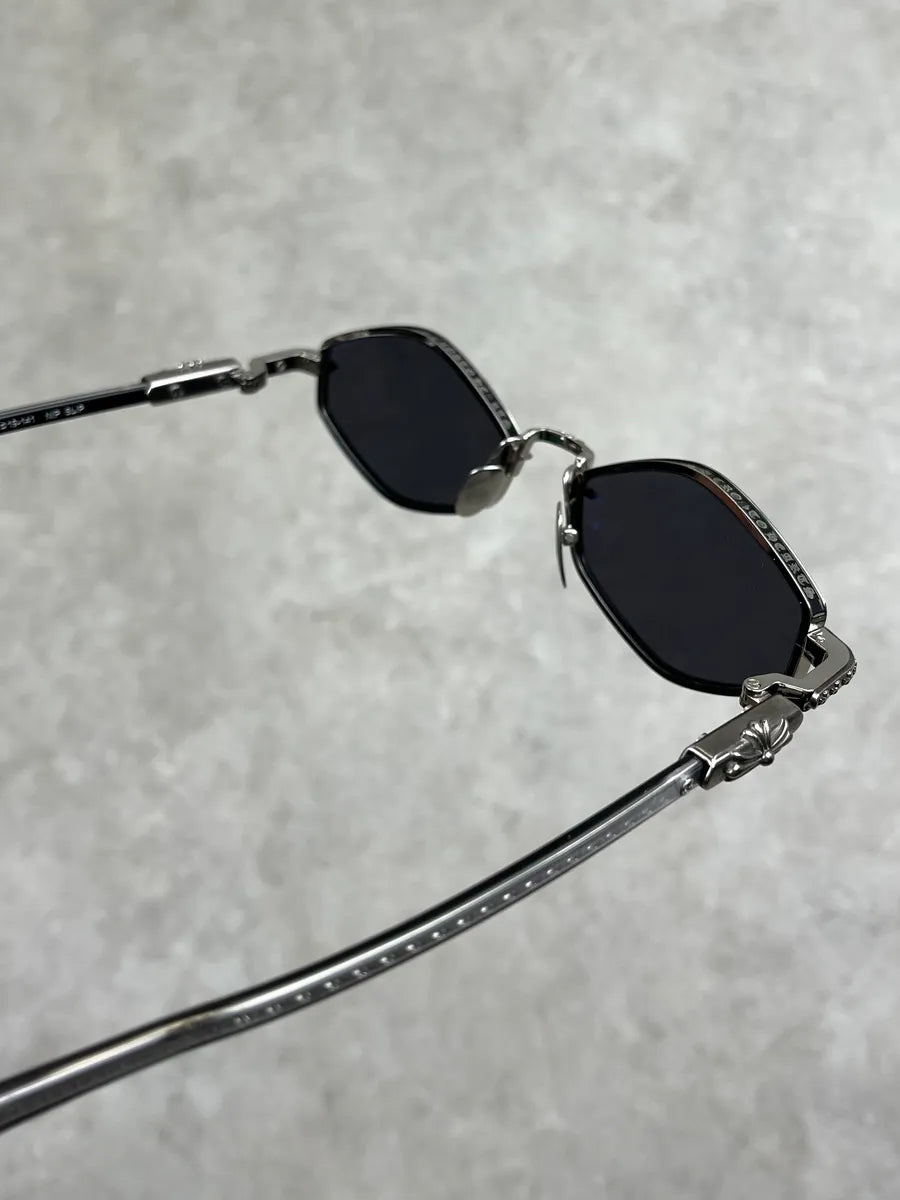 Chrome Hearts Black Metal Nip Slip Sunglasses kjsDYFe 9