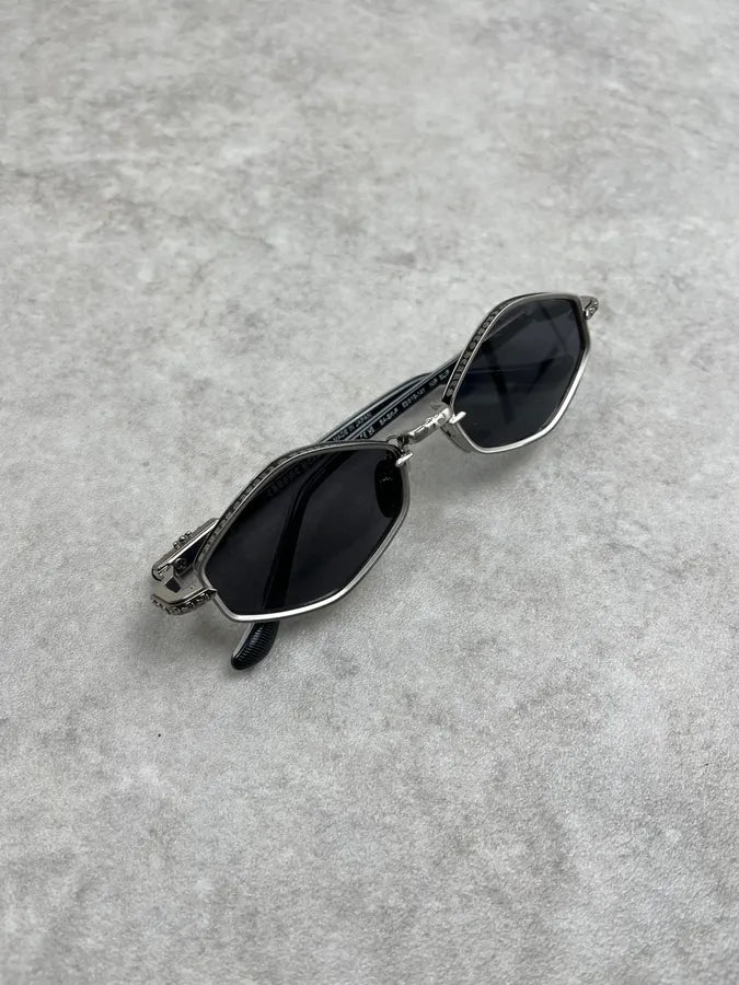 Chrome Hearts Black Metal Nip Slip Sunglasses kjsDYFe 4