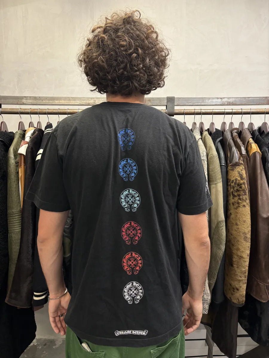 Chrome Hearts Black Multi Color Horse Shoe T-Shirt (L) FUVPobM 3