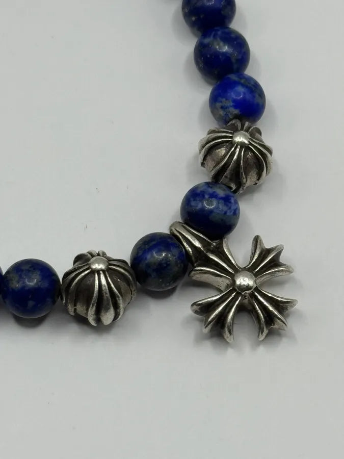 Chrome Hearts Blue Plus Bead Bracelet axKfILq 2