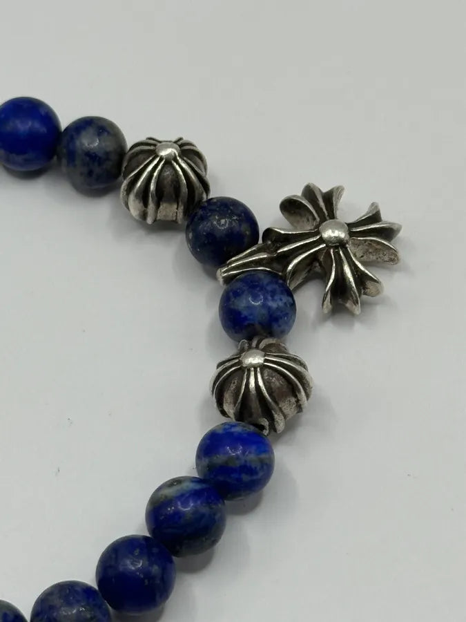Chrome Hearts Blue Plus Bead Bracelet axKfILq 7