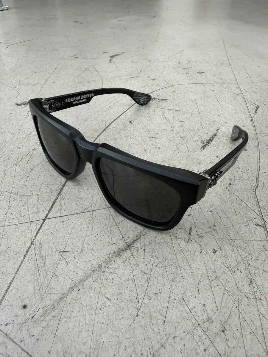 Chrome Hearts Box Officer Black Mat Sunglasses NwzeDej 0