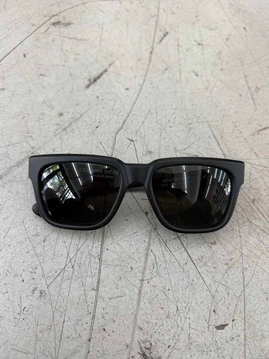 Chrome Hearts Box Officer Black Mat Sunglasses NwzeDej 12