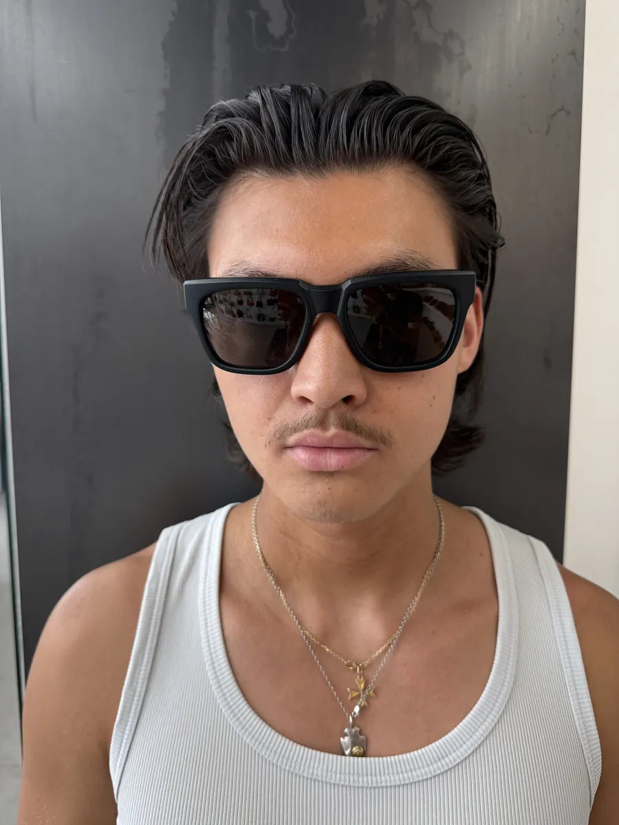 Chrome Hearts Box Officer Black Mat Sunglasses NwzeDej 3