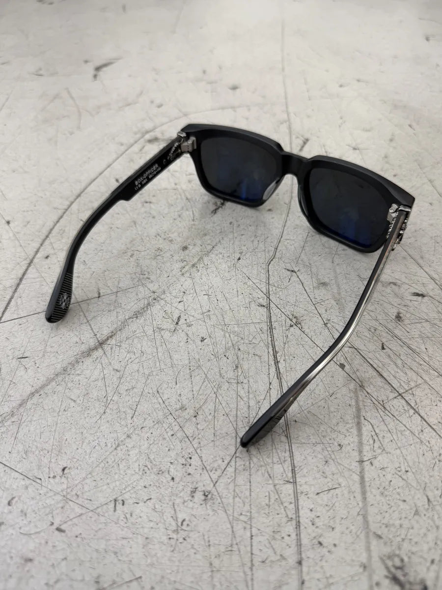 Chrome Hearts Box Officer Black Mat Sunglasses NwzeDej 6