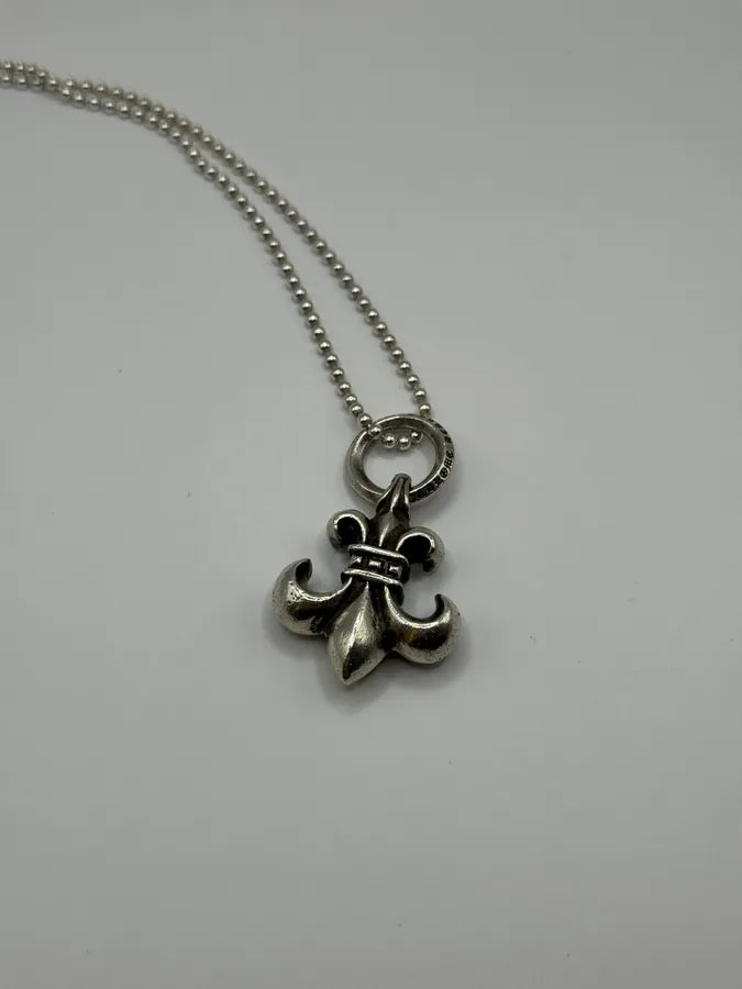 Chrome Hearts BS Fleur Silver 925 Pendant (OS) agqaslq 1