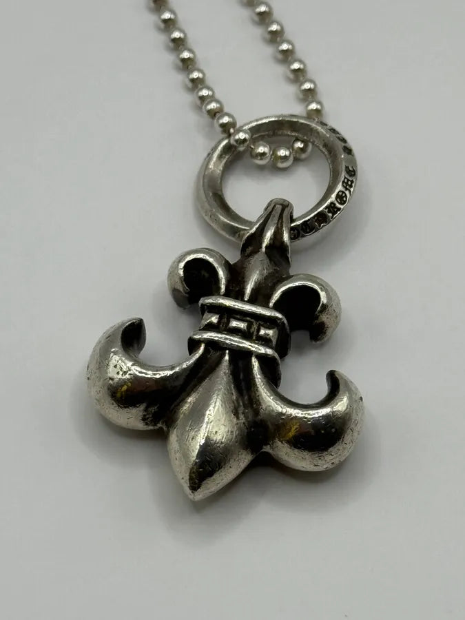 Chrome Hearts BS Fleur Silver 925 Pendant (OS) agqaslq 2
