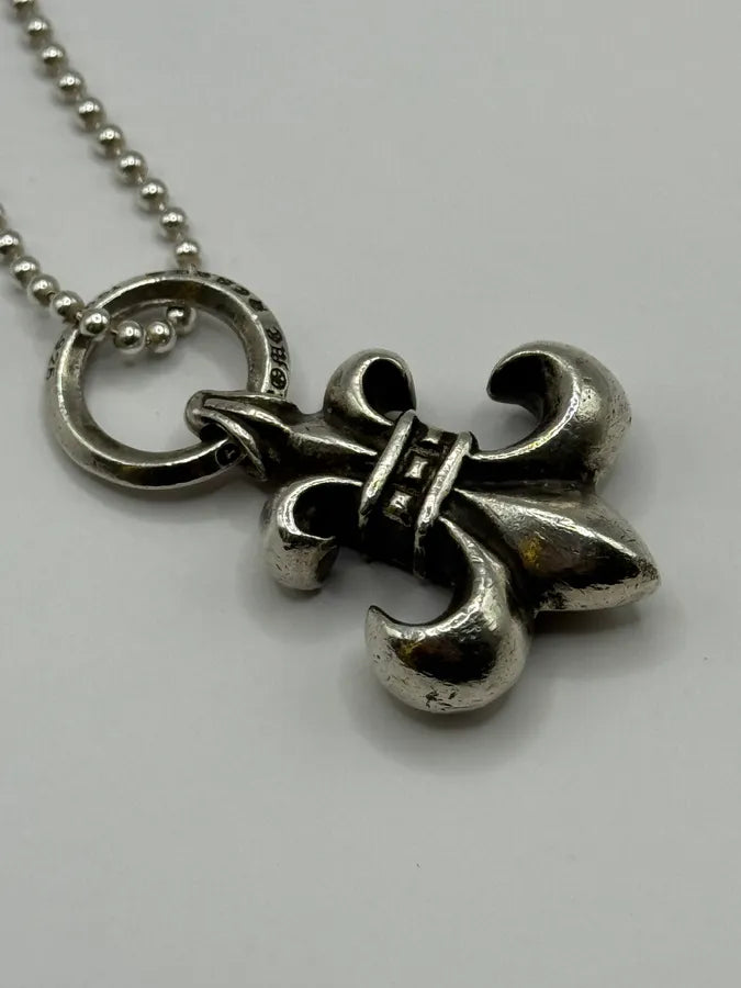 Chrome Hearts BS Fleur Silver 925 Pendant (OS) agqaslq 3