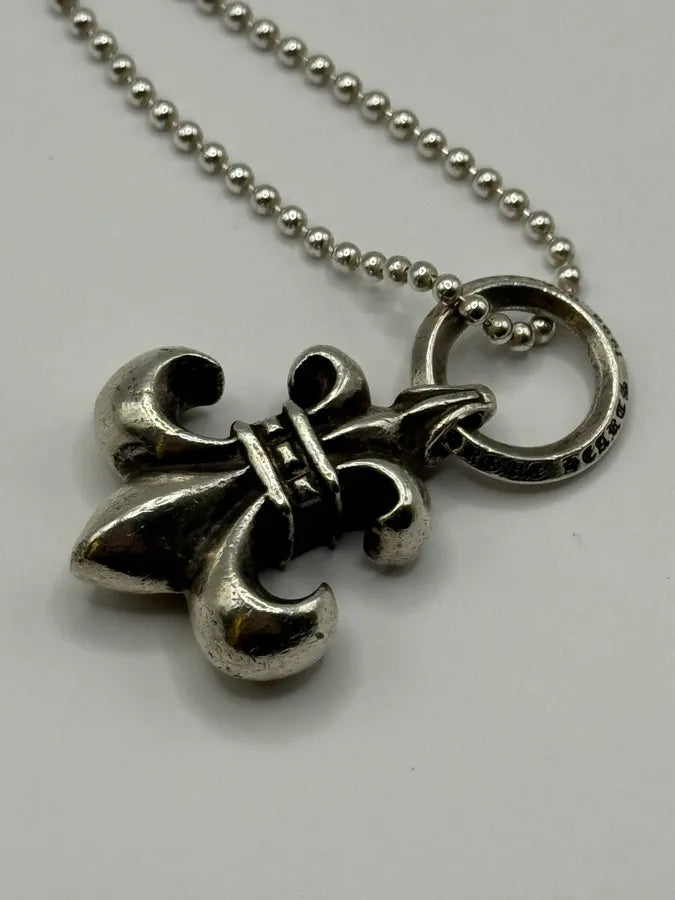 Chrome Hearts BS Fleur Silver 925 Pendant (OS) agqaslq 4