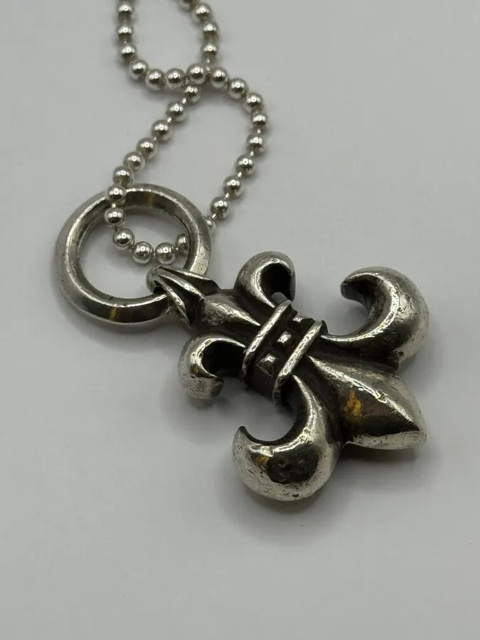 Chrome Hearts BS Fleur Silver 925 Pendant (OS) agqaslq 7