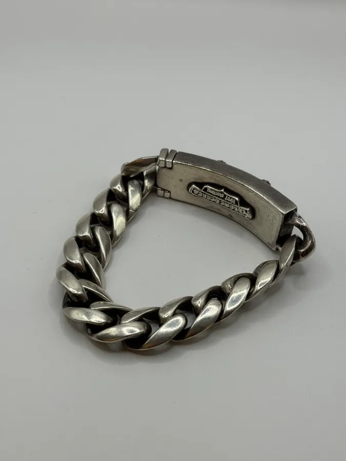 Chrome Hearts Cemetery Cross Silver Bracelet Pturpia 7