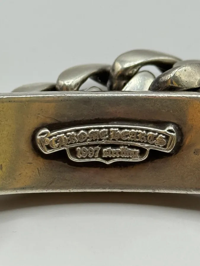 Chrome Hearts Cemetery Cross Silver Bracelet Pturpia 9