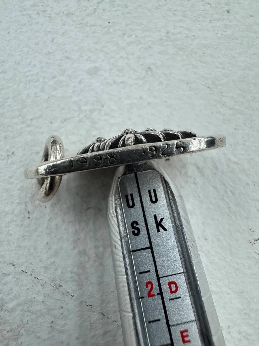 Chrome Hearts Cemetery Silver Dog Tag Pendant vThDyDd 4