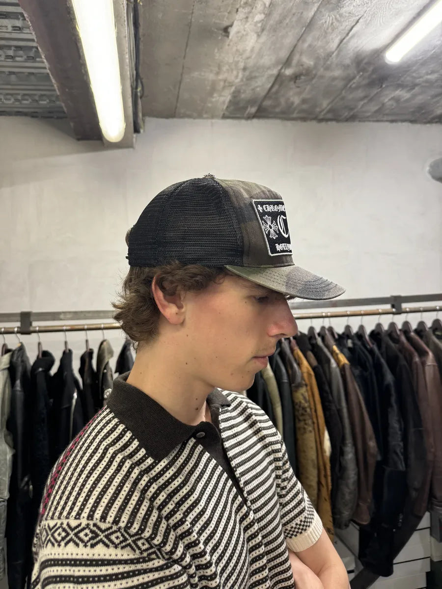 Chrome Hearts CH Hollywood Military Camo Trucker Cap (OS) nmlpMqj 2