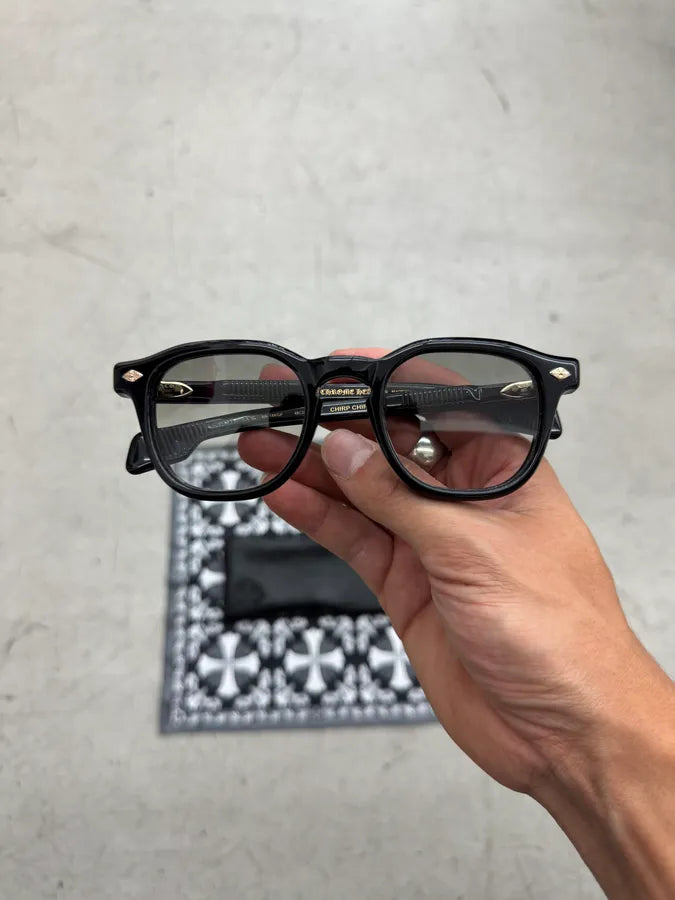 Chrome Hearts Chirp Chirp Black Golden Sunglasses payWanI 0