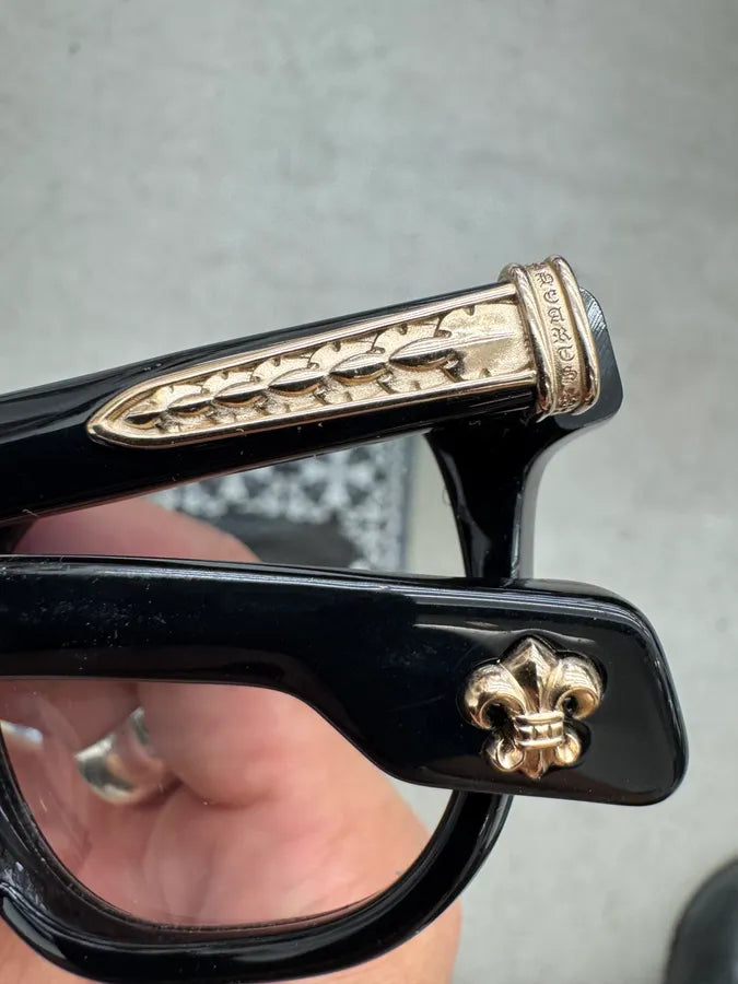 Chrome Hearts Chirp Chirp Black Golden Sunglasses payWanI 4