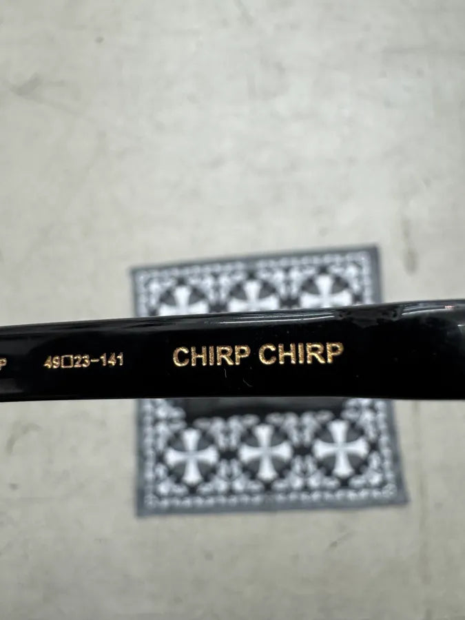 Chrome Hearts Chirp Chirp Black Golden Sunglasses payWanI 8