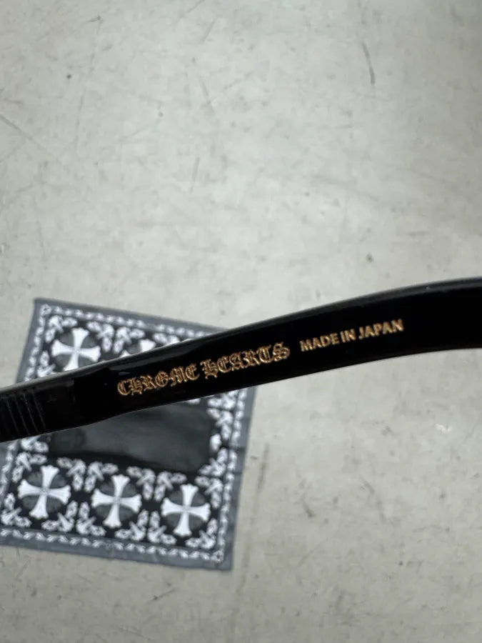 Chrome Hearts Chirp Chirp Black Golden Sunglasses payWanI 9