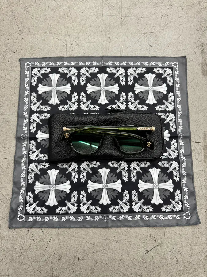 Chrome Hearts Chirp Chirp Green Transparent Golden Sunglasses vgWNIqr 3