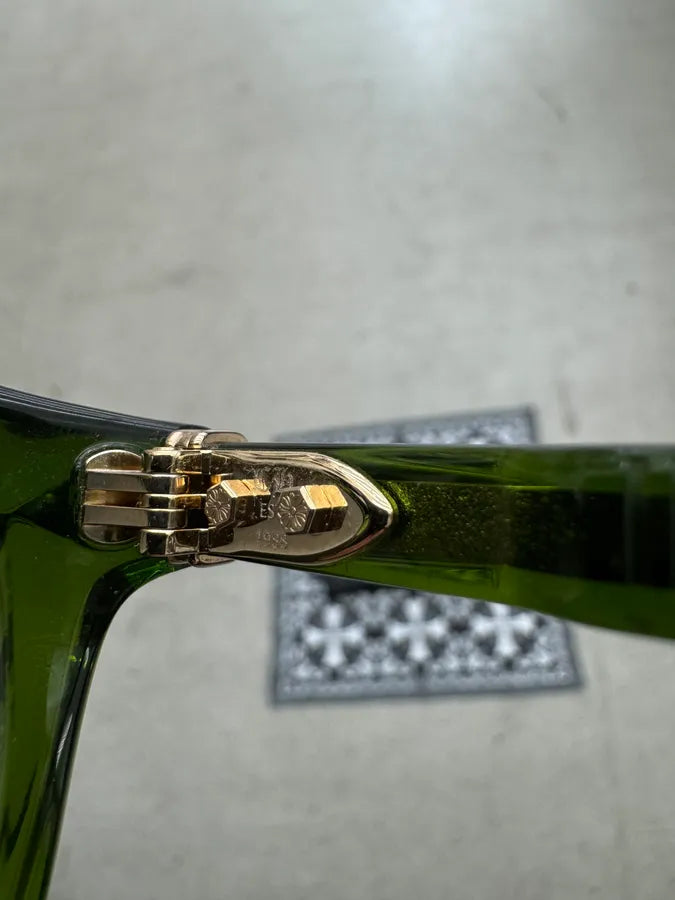 Chrome Hearts Chirp Chirp Green Transparent Golden Sunglasses vgWNIqr 11