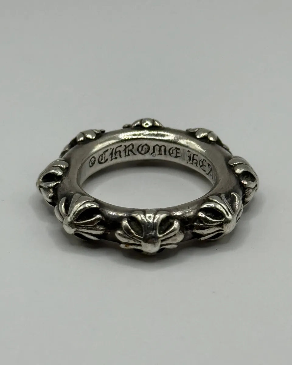 Chrome Hearts Cross Band Silver 925 Ring (OS) PzPHMjV 0