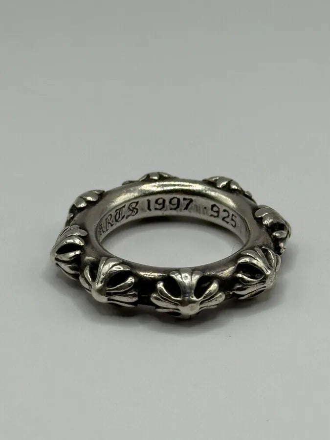 Chrome Hearts Cross Band Silver 925 Ring (OS) PzPHMjV 2