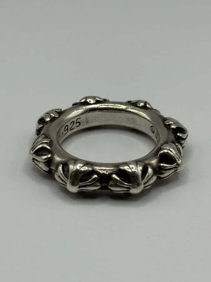 Chrome Hearts Cross Band Silver 925 Ring (OS) PzPHMjV 4
