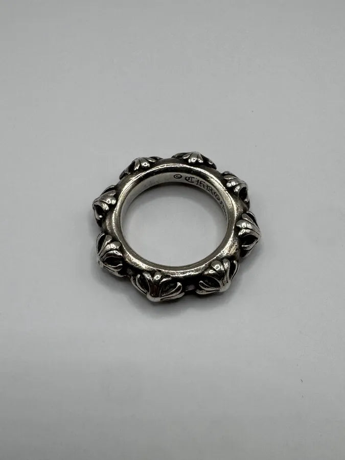 Chrome Hearts Cross Band Silver 925 Ring (OS) PzPHMjV 5
