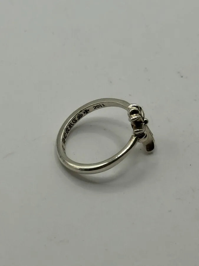 Chrome Hearts Cross Bubblegum Silver Ring kzUZFdU 2