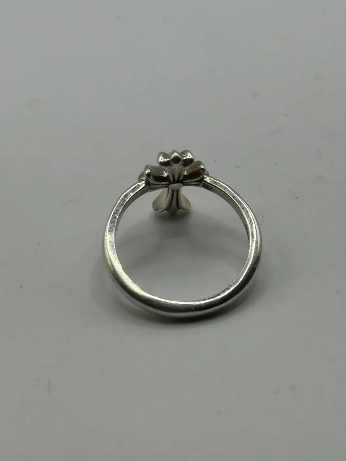 Chrome Hearts Cross Bubblegum Silver Ring kzUZFdU 3