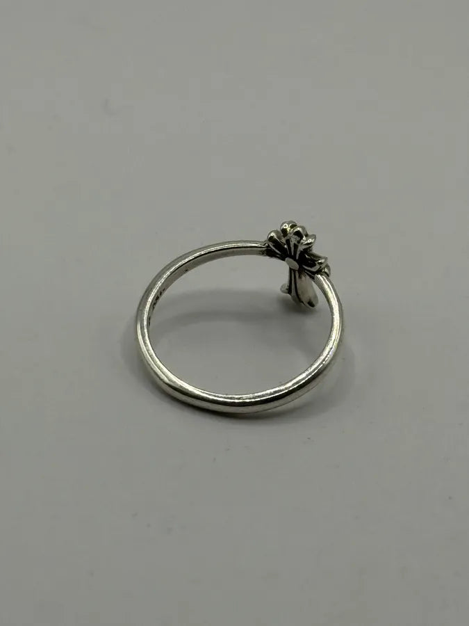 Chrome Hearts Cross Bubblegum Silver Ring pLAjVDY 6