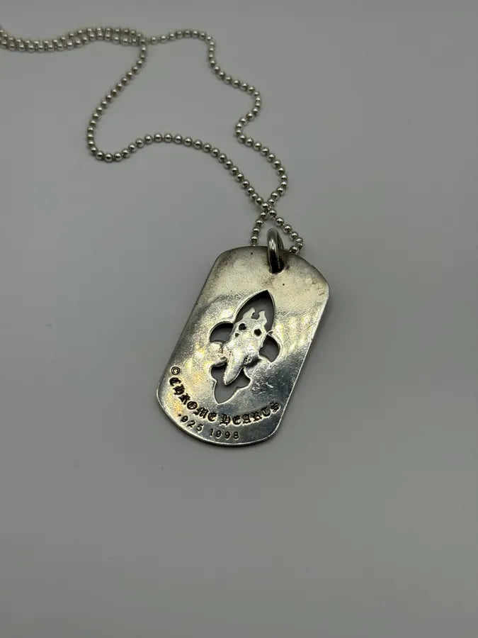 Chrome Hearts Cross Dagger Dog Tag Pendant (OS) OKbiIzm 6