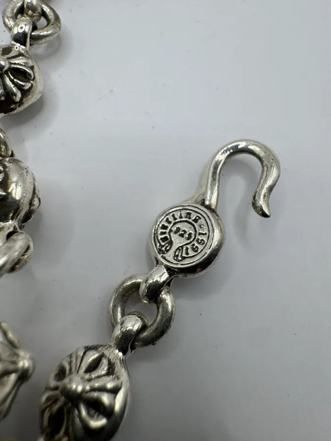 Chrome Hearts Crossball Silver Bracelet ibbAPRp 6
