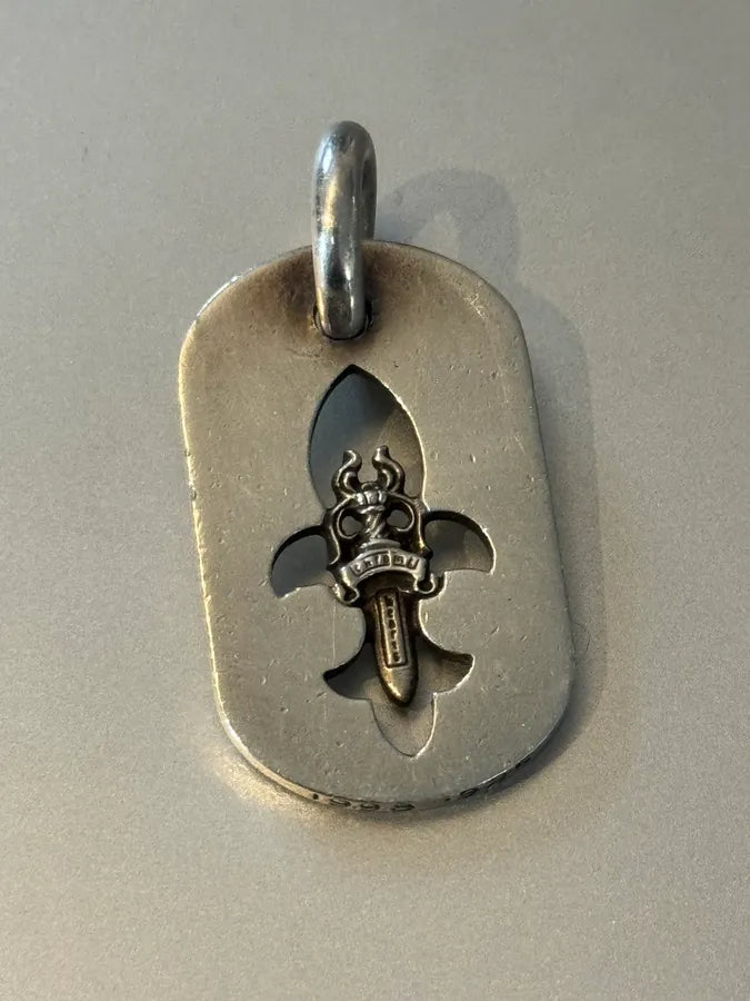Chrome Hearts Cut Out Dagger Dog Tag DKOOpqJ 2