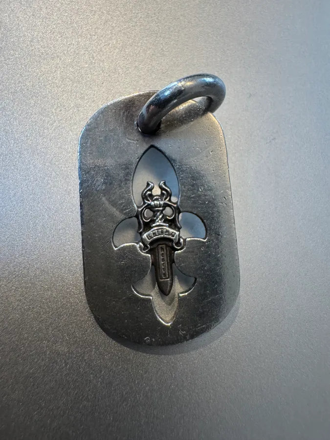 Chrome Hearts Cut Out Dagger Dog Tag DKOOpqJ 3