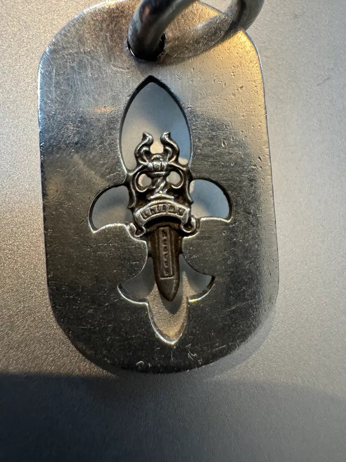Chrome Hearts Cut Out Dagger Dog Tag DKOOpqJ 6