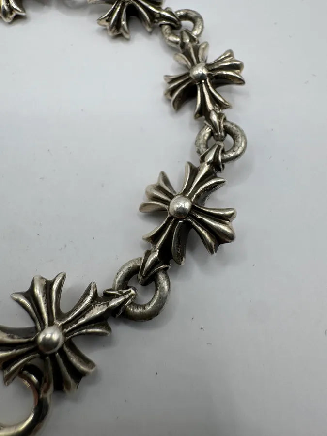 Chrome Hearts Cut Out Plus Silver Bracelet uOEWuVq 3