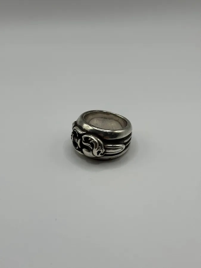 Chrome Hearts Dagger Heart Silver 925 Ring KesByvq 1