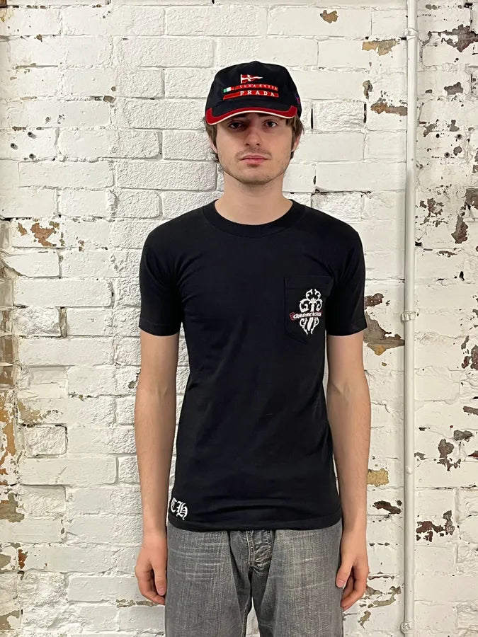 Chrome Hearts Dagger Print Black Short Sleeve Tee Shirt nWqVAfs 1