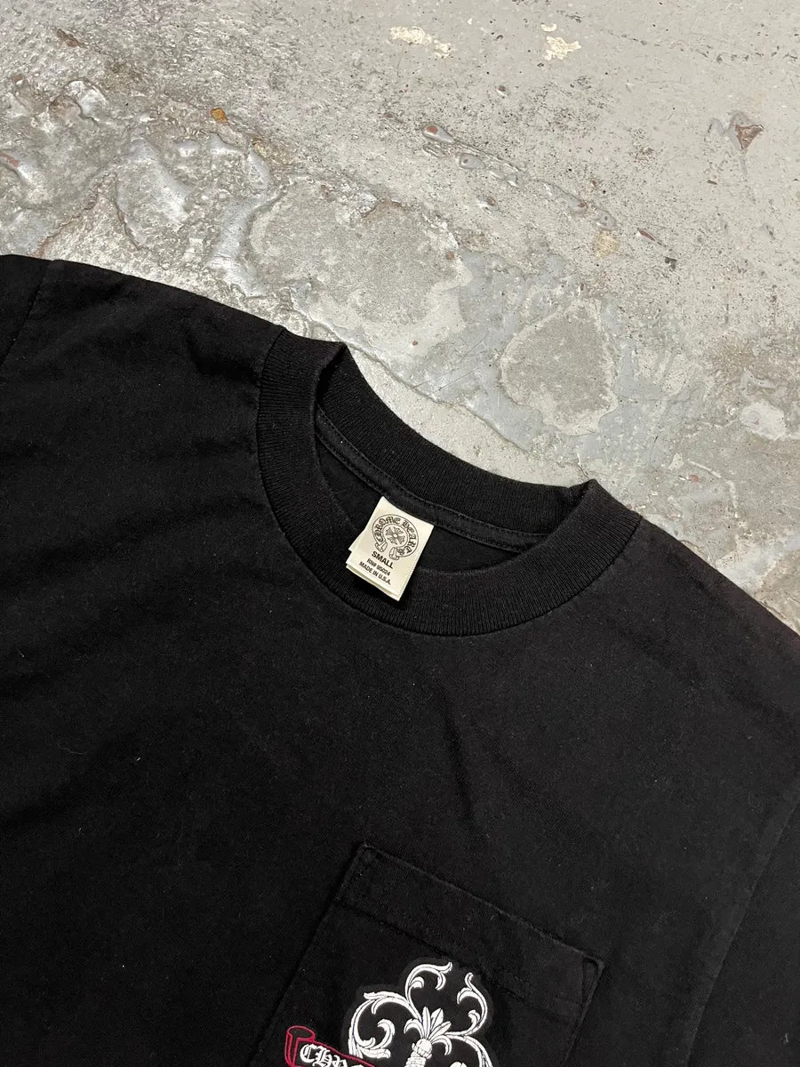 Chrome Hearts Dagger Print Black Short Sleeve Tee Shirt nWqVAfs 4