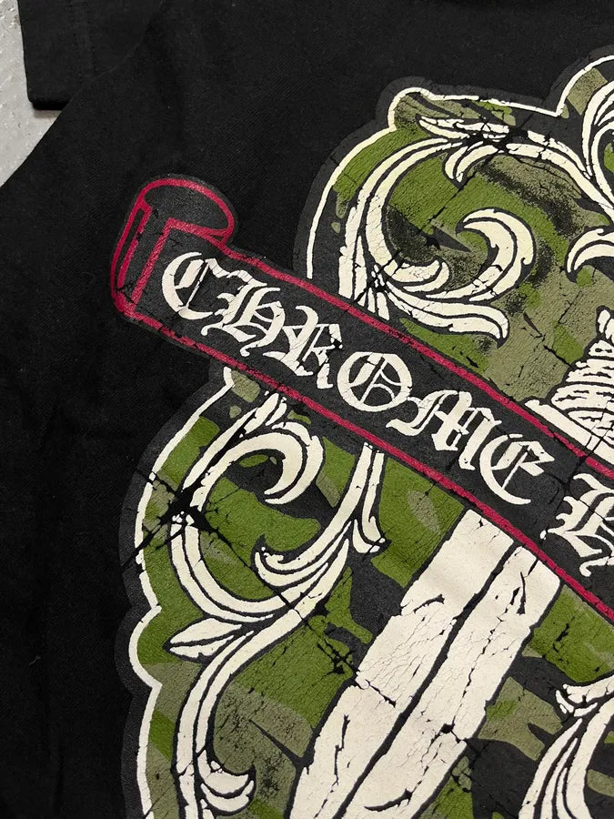 Chrome Hearts Dagger Print Black Short Sleeve Tee Shirt nWqVAfs 8