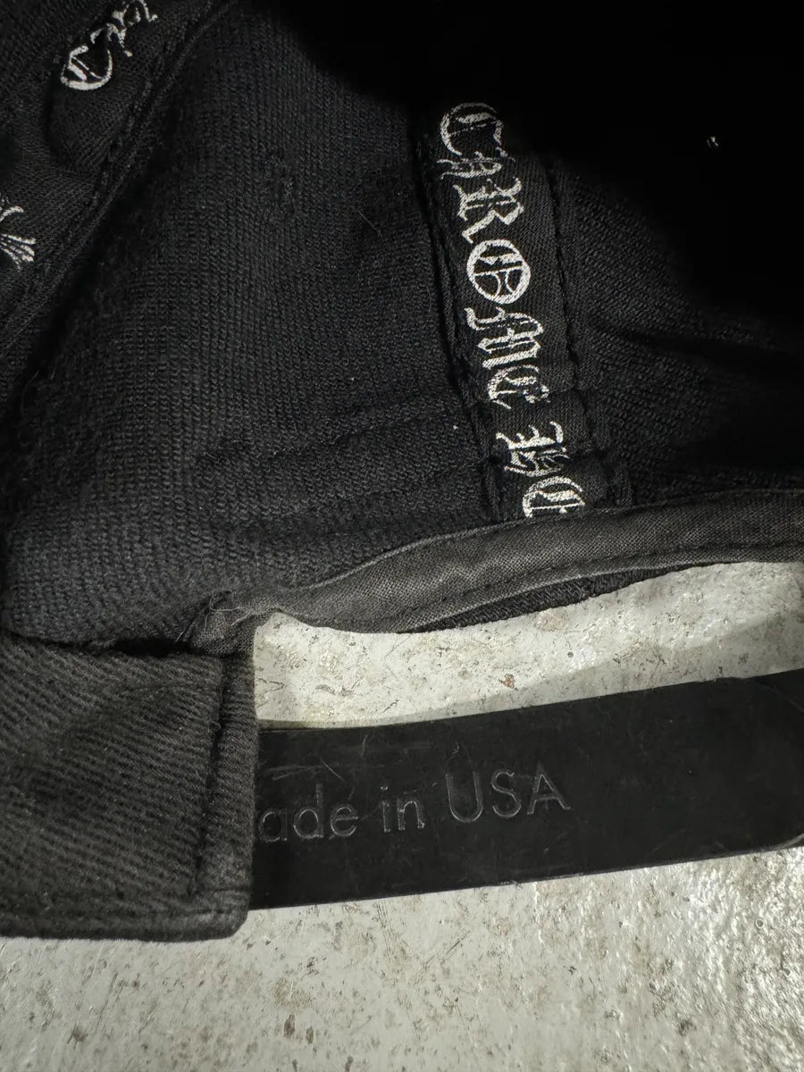 Chrome Hearts Dagger Silver Embellished Black Cap (OS) PvErEhn 2