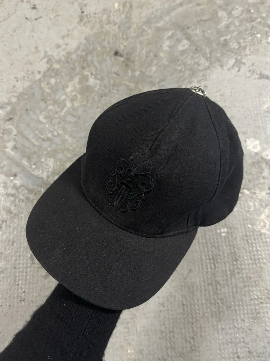 Chrome Hearts Dagger Silver Embellished Black Cap (OS) PvErEhn 6